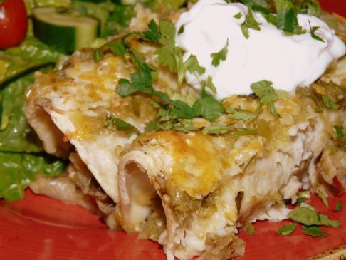 Potato and Swiss Chard Enchiladas