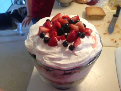 Mandy's Lemon Berry Trifle