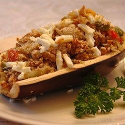 Stuffed eggplant