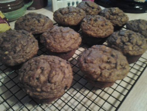 pumpkin chocolate chip muffins