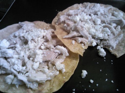 Chicken tostada