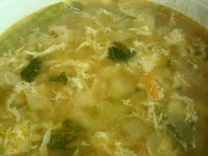 Chicken Gyoza Egg Drop Soup