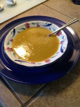 Butternut Squash and Leek Soup