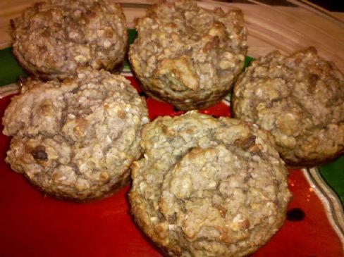 Gluten Free Oatmeal Applesauce Muffins