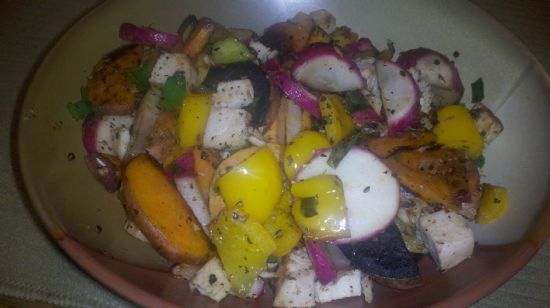 Sweet Potato & Radish Hash