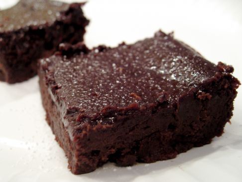 Brownies with black beans