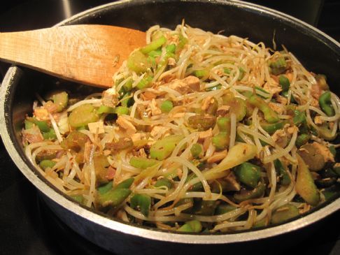 Turkey & Bean Sprouts Stir Fry