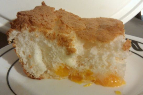 Orangel Angel food cake