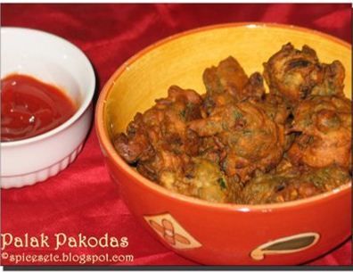 Palak Onion Pakodas - ActiFry