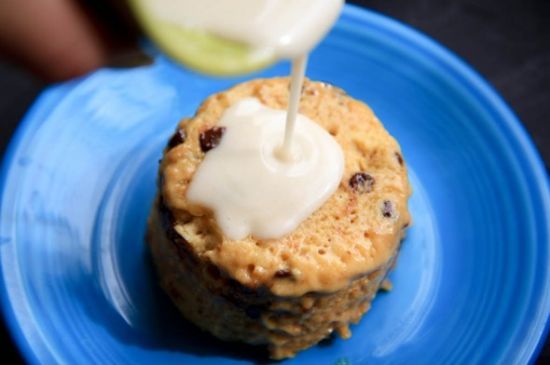 One Minute Peanut Butter Cake 