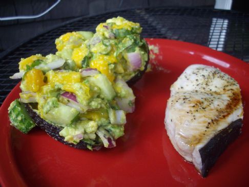 Swordfish & Stuffed Avocados