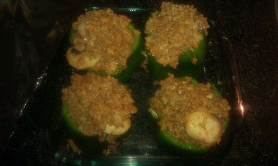 Easy Stuffed Green Peppers