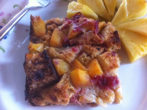 Festive Panetonne Bread Pudding