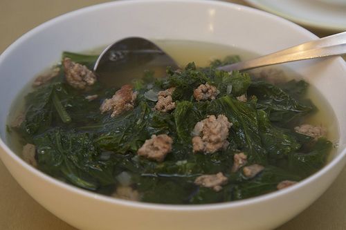 Soup ~ Greens Beans & Beef Soup ~ 
