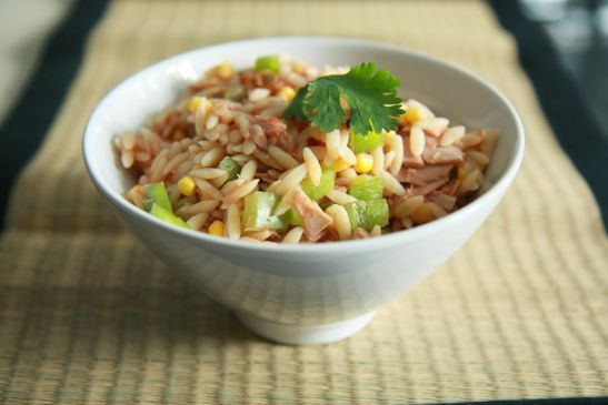 Tuna Cilantro Orzo Salad