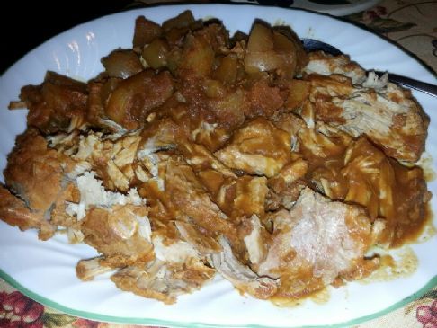 Crock Pot Pumpkin-Apple Pork