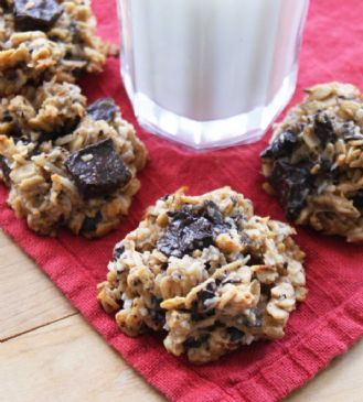 Peanut Butter, Banana, Coconut, Chocolate Chip Cookies 