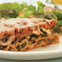 Vegetarian Spinach Lasagna Recipe | SparkRecipes