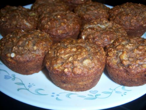 Oatmeal Banana Muffins