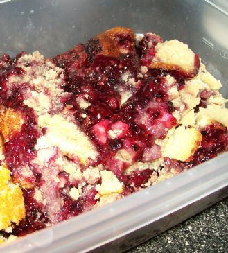 Sugar Free Blackberry Cobbler made with Xylitol
