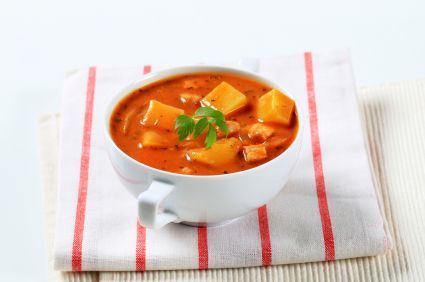 Butternut Squash Goulash with Brown Rice