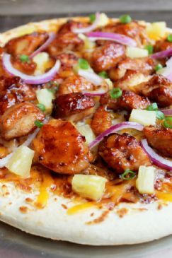 Teriyaki Chicken & Pineapple Pizza