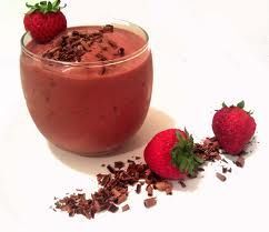 Chocolate Covered Strawberry Protein Shake