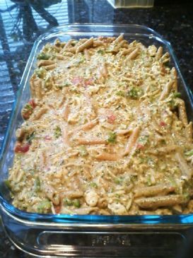 Chicken Pesto Penne Casserole