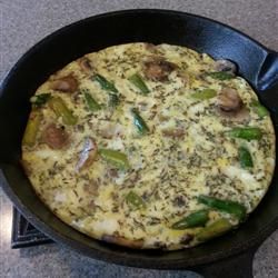 Parmesan Asparagus Frittata