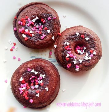 Baked Valentine Donuts