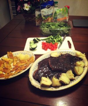 Prime Rib with Balsamic Grilling Sauce