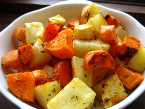 Roasted Root Vegetables with Rosemary