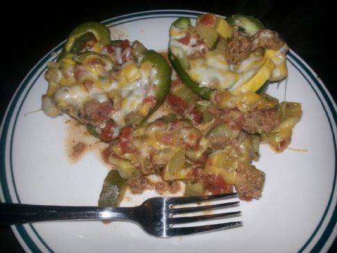 Stuffed Peppers with Ground Turkey