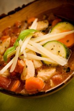 Slow Cooker Italian Soup credit Paula Deen