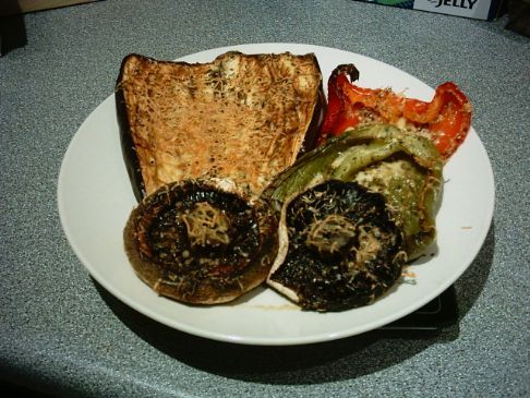 Hearty Roast Vegetable Lunch