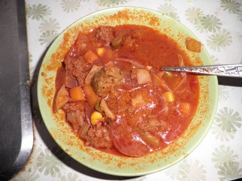 Smokey Vegetable Beef Soup