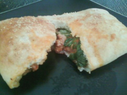 Turkey-Spinach Calzone