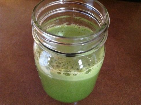 Juice: cuke, celery, garlic, ginger