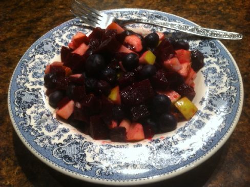 Beet & Blueberries Salad