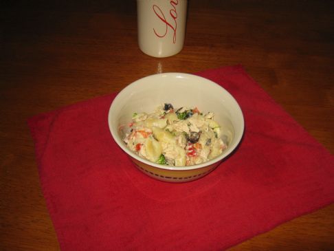 Tuna Veggie Pasta Salad