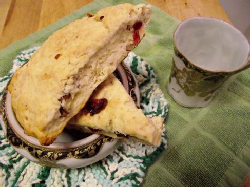 Als orange cranberry scones