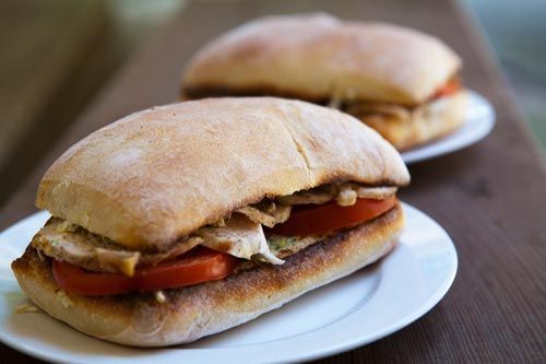 Chicken, Zucchini & Ricotta Sandwich
