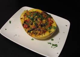 Black Bean Stuffed Spaghetti Squash