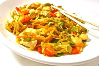 Skinnyfabulous Chicken and Veggies Stir Fry