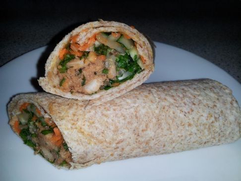 Thai Chicken & Fresh Veggie Wraps