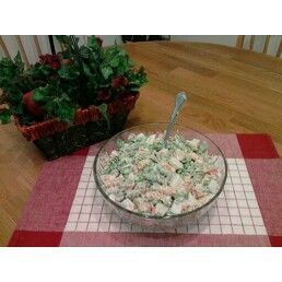 Garden and Crab Pasta Salad 