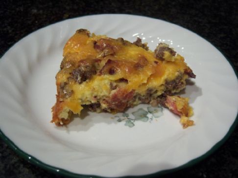 Bacon Cheeseburger Pie