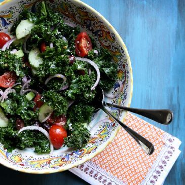 Kale Greek Salad