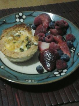 Quiche, Mini My Lil' Pie Maker Savory Vegetable Cheese Quiche