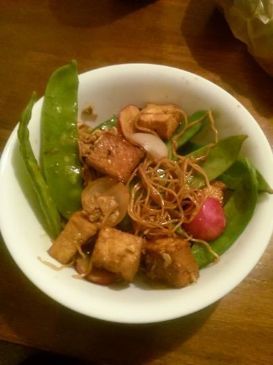 Snow Pea and Tofu Stir Fry